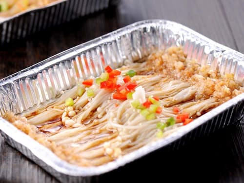 衡东锡纸烤金针菇